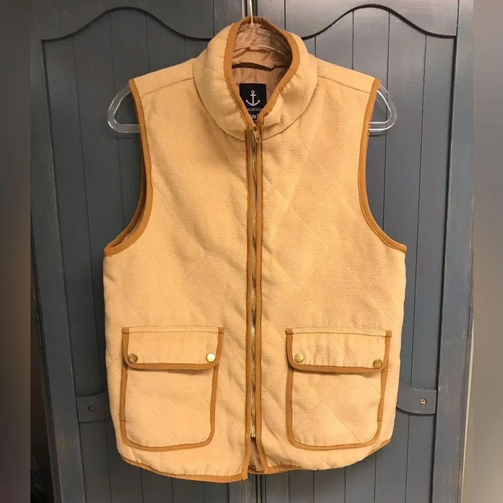 Wool Quilted Vest by Toss Designs